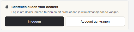 Bestellen alleen voor dealers — log in om dealer-prijzen te zien